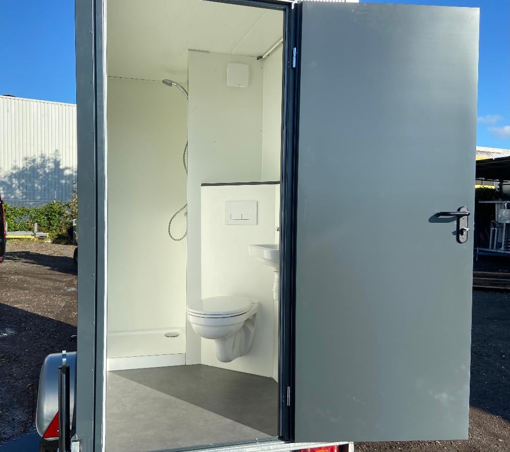 Te huur mobiele badkamer | Plug en play sanitair | Wc Douche, Ophalen, Nieuw, Overige