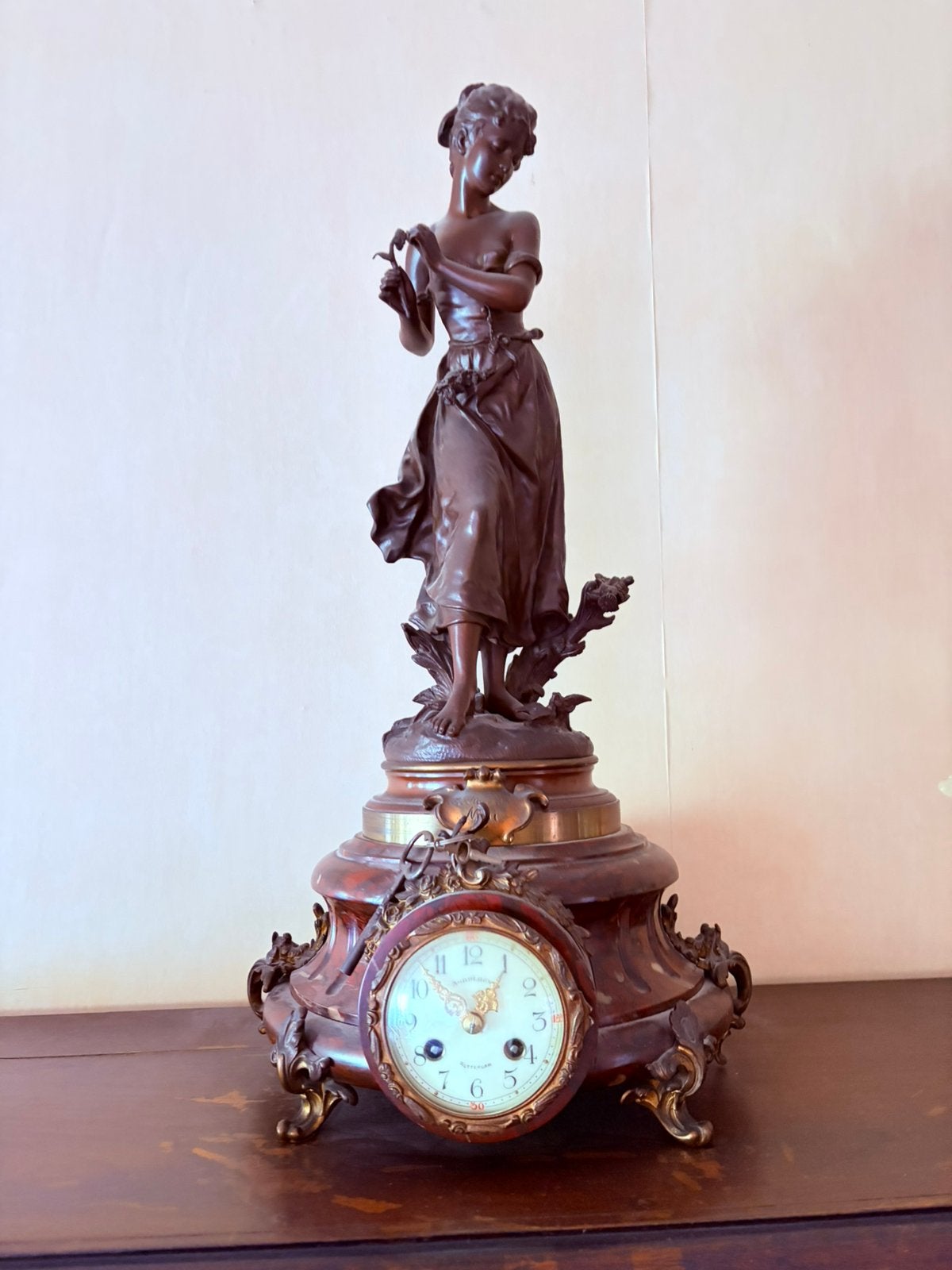 Antieke france pendule, Ophalen