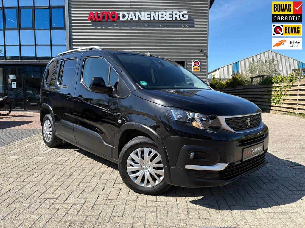 Peugeot Rifter 1.2 Puretech AUTOMAAT GARANTIE ! 131PK, Auto's, Peugeot, LED verlichting, Stof, Zwart, 1199 cc