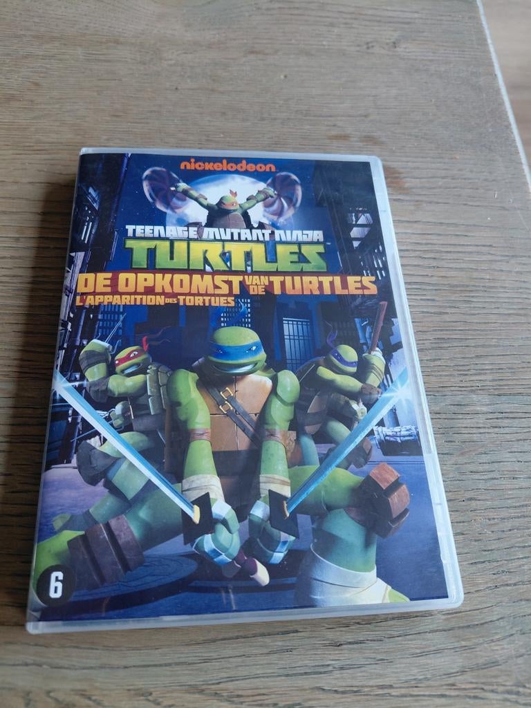 Teenage Mutant Ninja Turtles opkomst van de turtles dvd., Tekenfilm, Amerikaans, Ophalen of Verzenden, Zo goed als nieuw