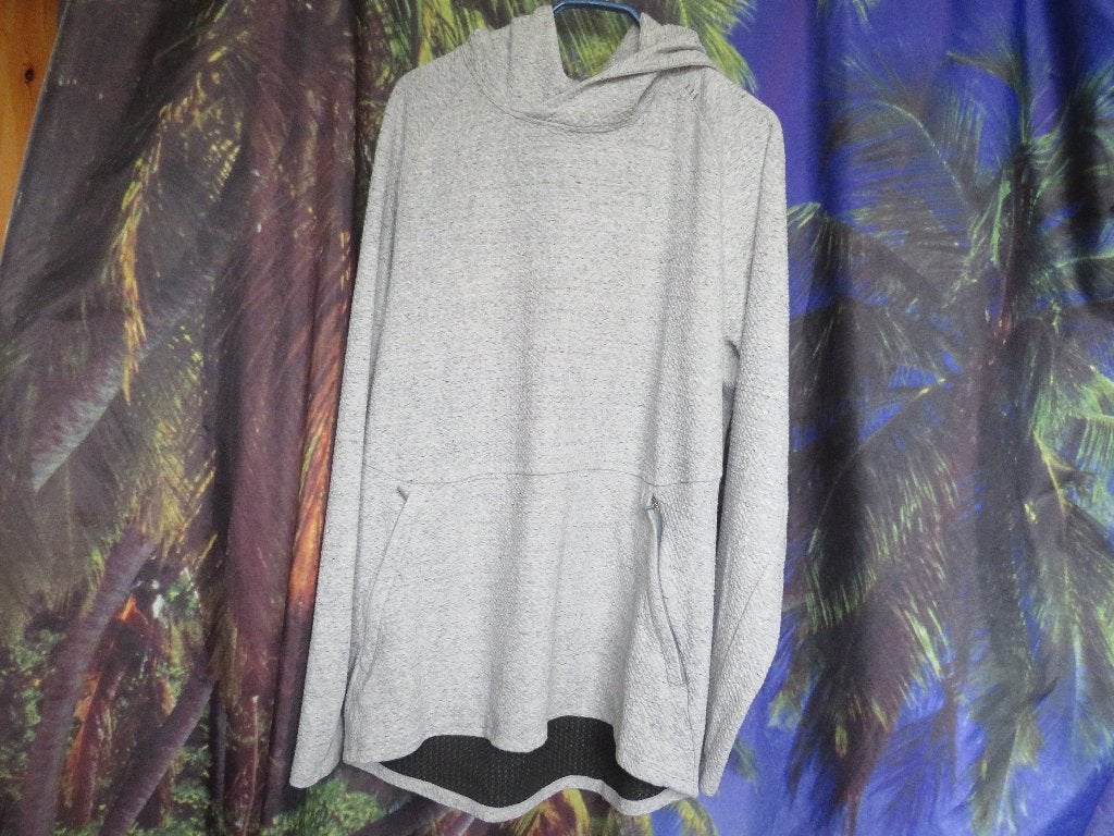 Grijze melee  hoodiesweater  At Ease mt  XL van Lululemon, Maat 52/54 (L), Lululemon, Ophalen of Verzenden, Grijs