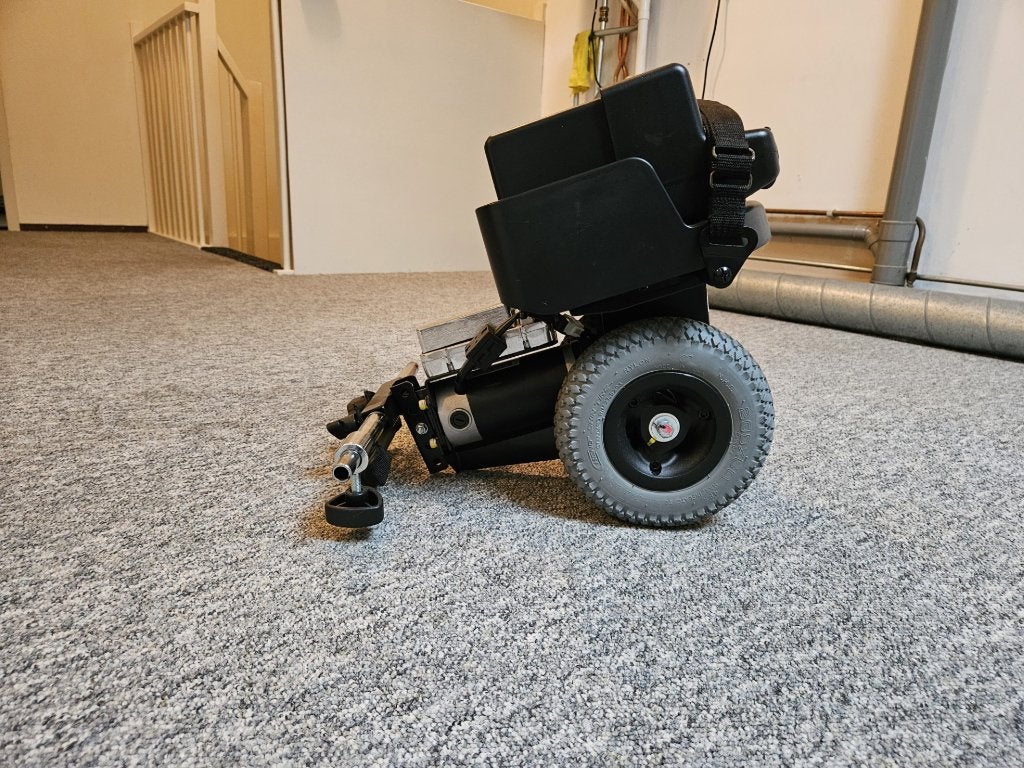 duwondersteuning rolstoel elektrische duwhulp motor, Ophalen, Zo goed als nieuw, Handbewogen rolstoel