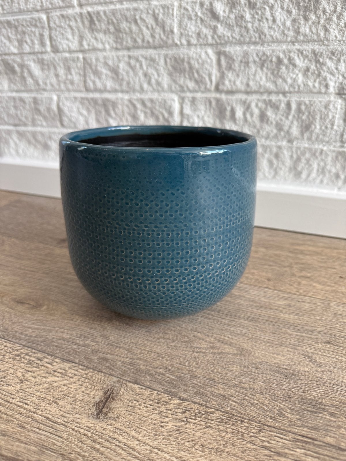Z.G.A.N!: MICA Aardewerk Pot Rond - Handgemaakt Portugal, Rond, Binnen, Zo goed als nieuw, Minder dan 40 cm