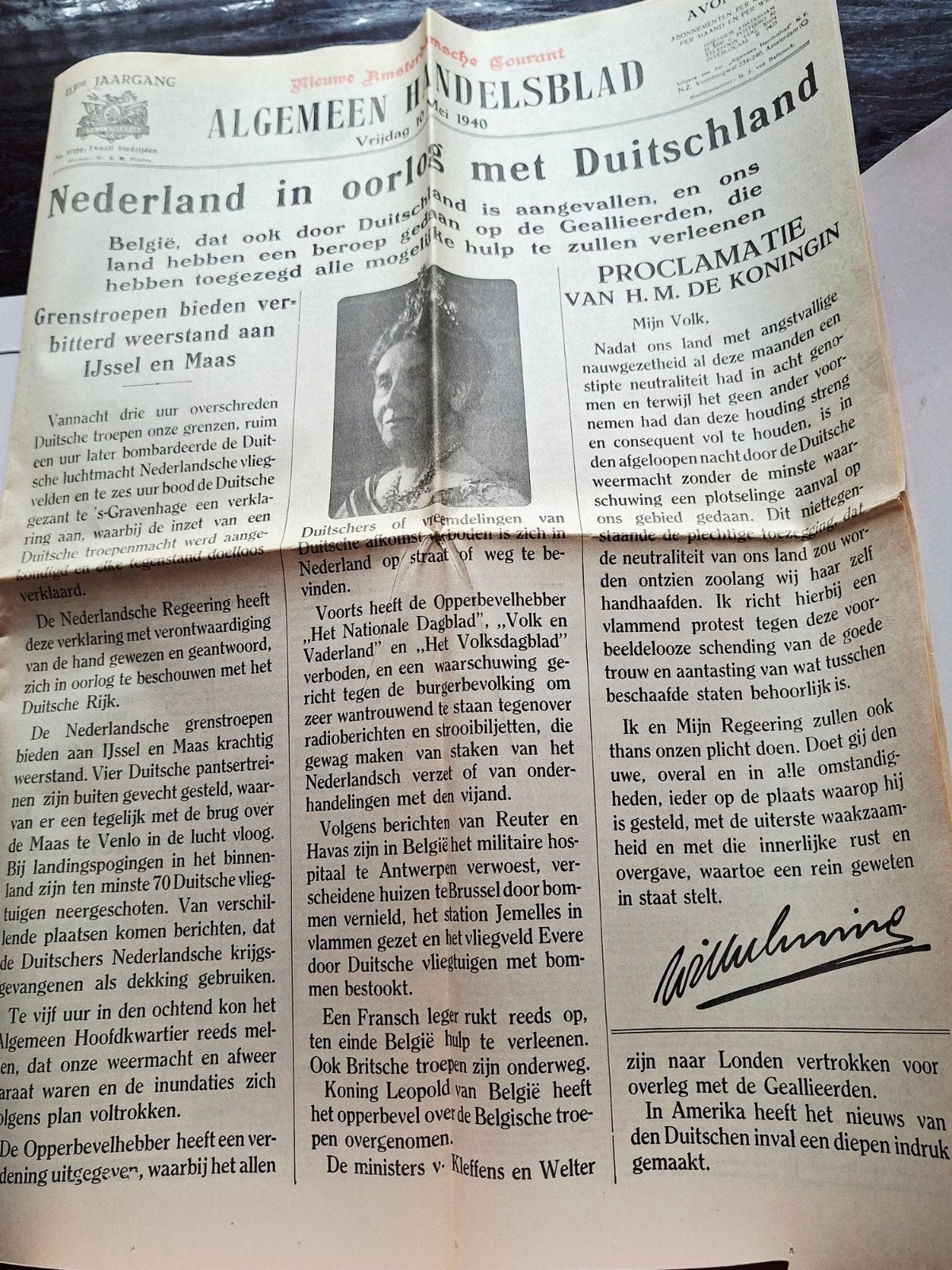 Oorlogskrant 1940 origineel, Verzamelen, Ophalen of Verzenden, Duitsland