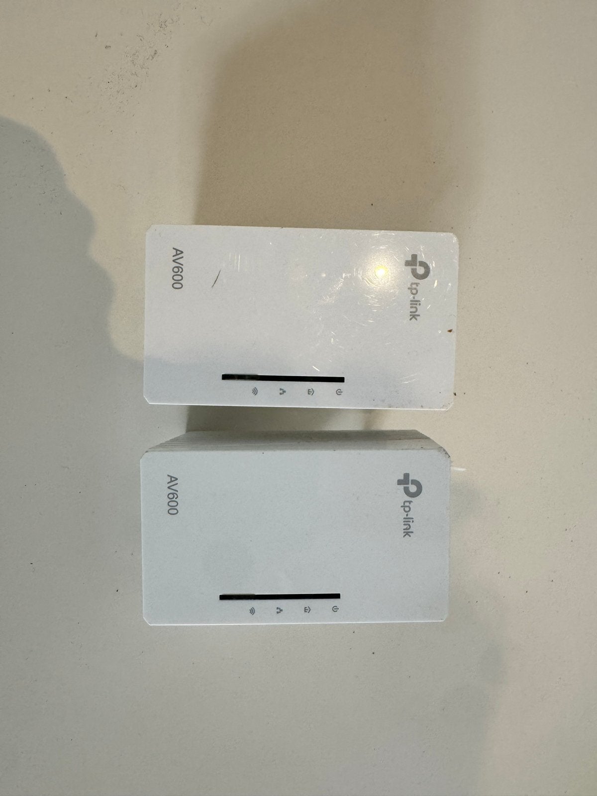TP-Link AV600 Powerline Adapters (2 stuks), Ophalen of Verzenden, Gebruikt, Router