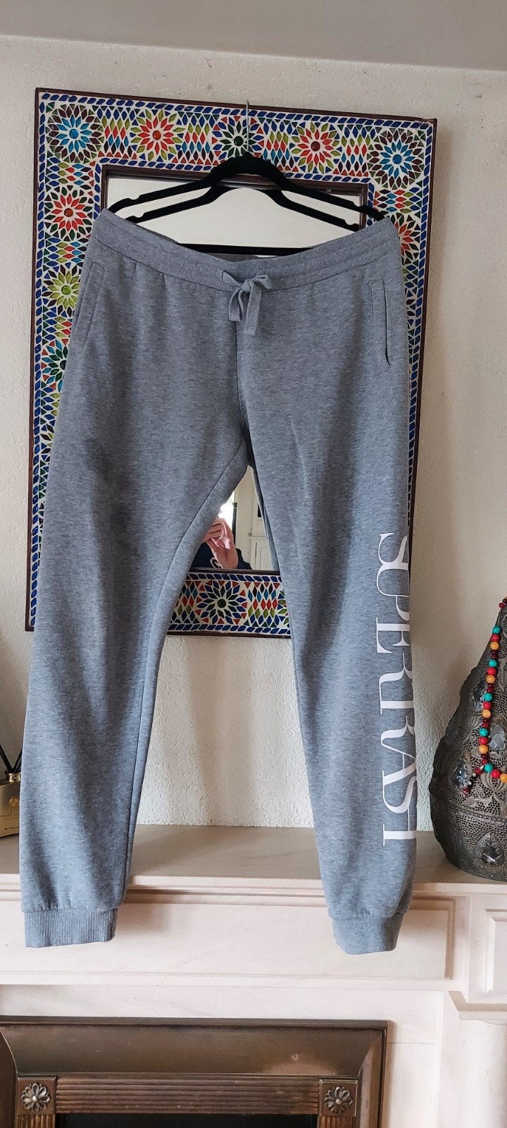 Supertrash grijze joggingbroek maat xl, Ophalen of Verzenden, Zo goed als nieuw, Maat 46/48 (XL) of groter, Grijs