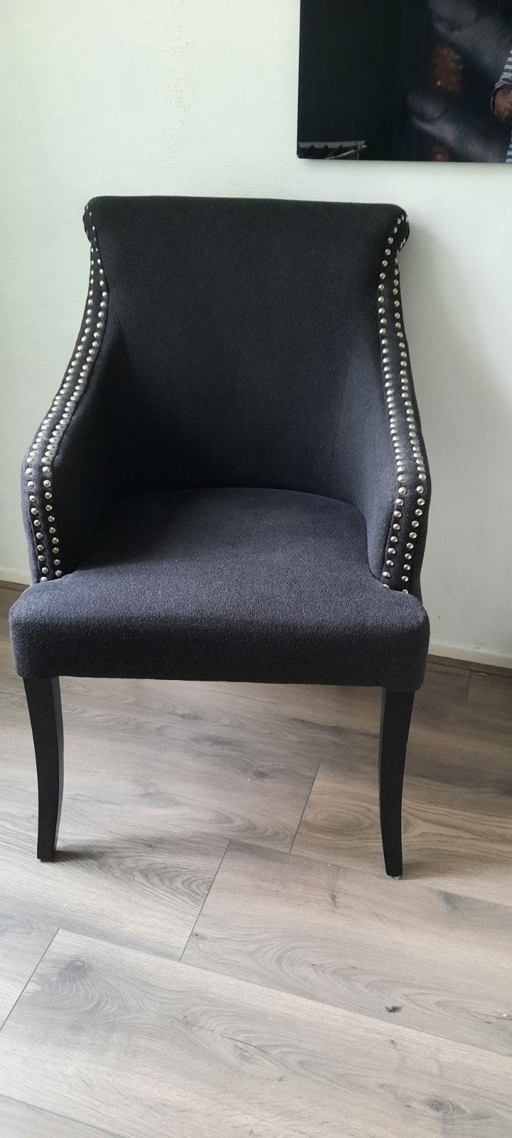 Fauteuil Grijs Van Rhoon zgan, Ophalen, Zo goed als nieuw, 75 tot 100 cm, 50 tot 75 cm