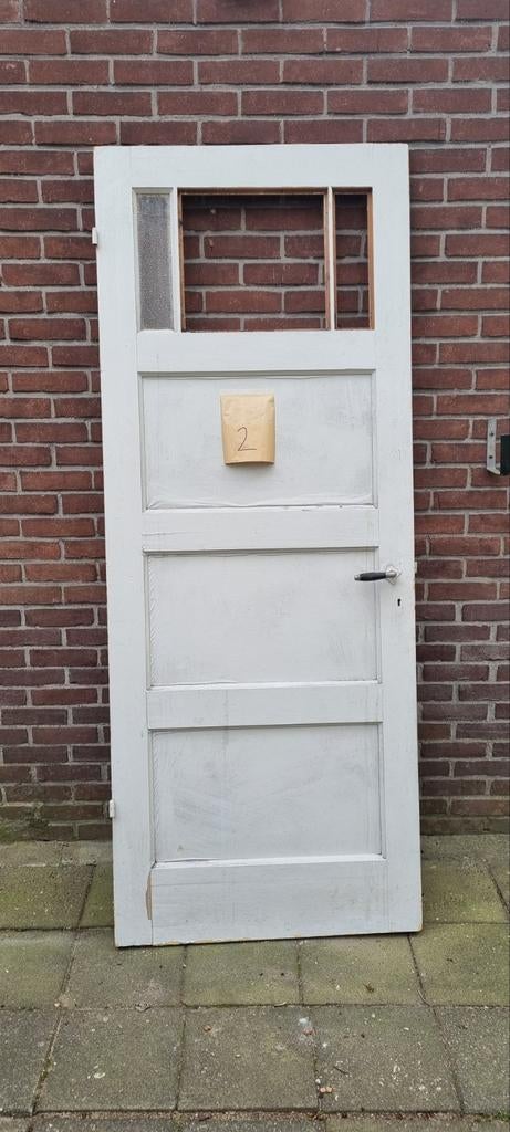 Diverse deuren: ensuite, buiten- en paneeldeuren, Ophalen, Gebruikt, 80 tot 100 cm, Binnendeur