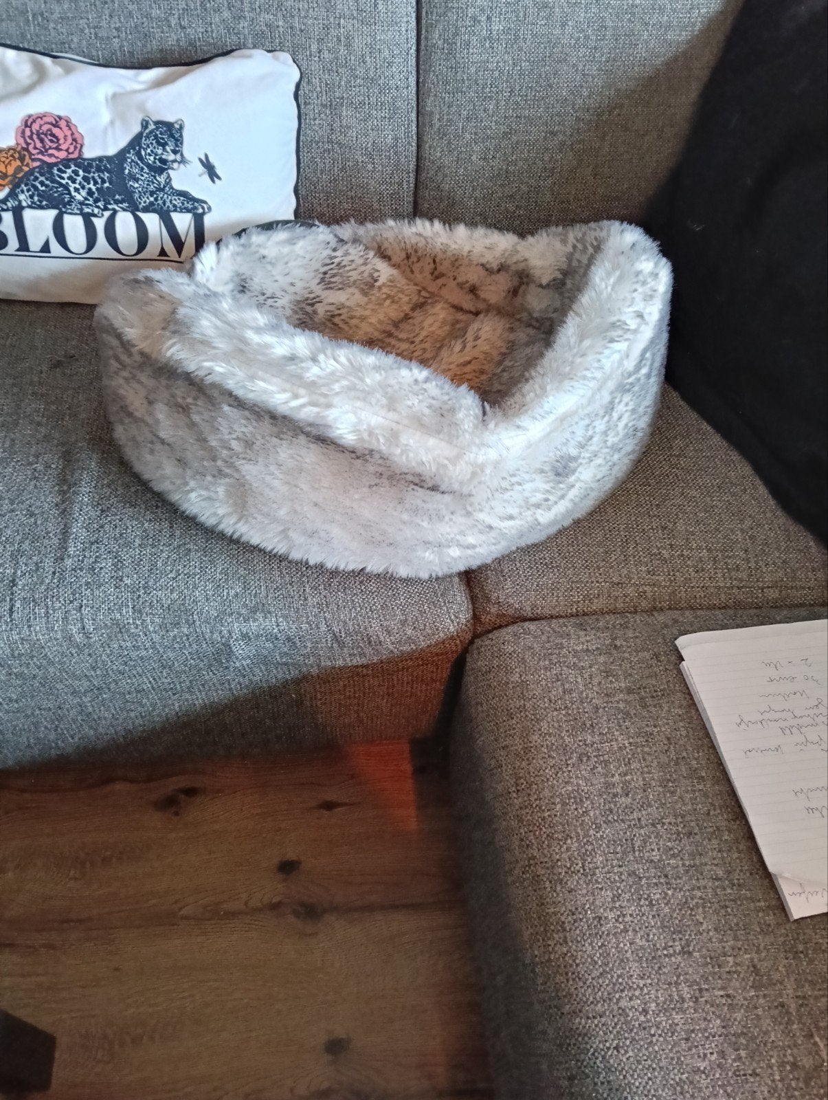 Kattenmand lekker zacht stof om in te liggen, Ophalen, Gebruikt, Pluche