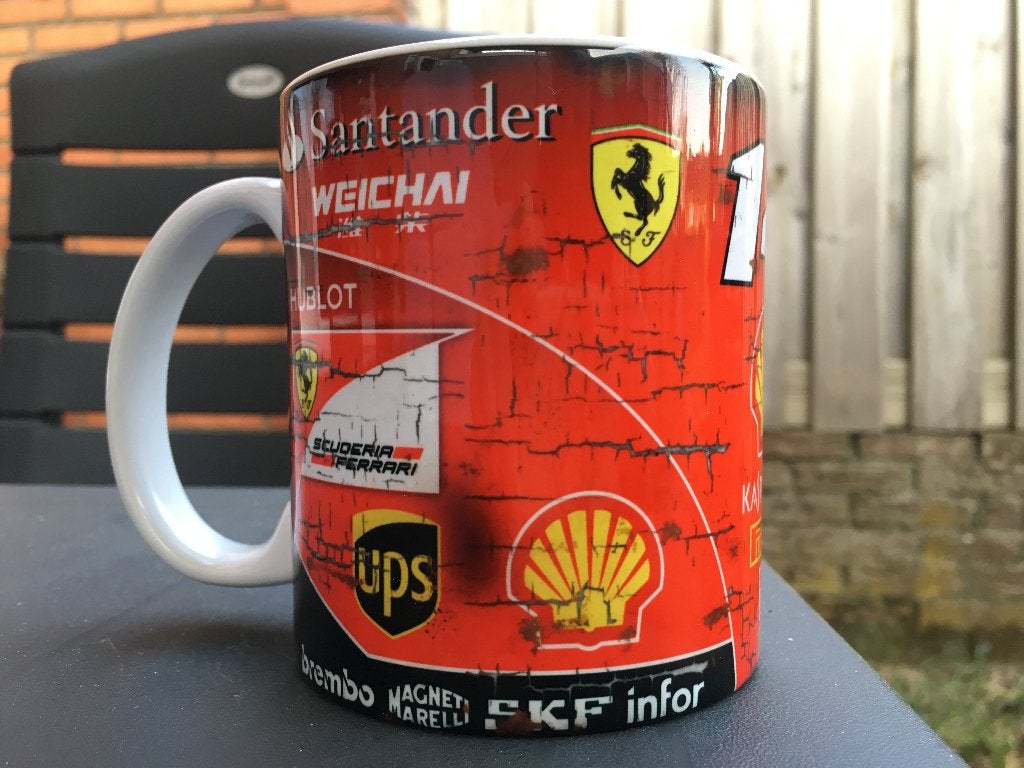 ✅ Fernando Alonso Ferrari mok Vintage olie F1 Autosport, Ophalen of Verzenden, Nieuw, Formule 1