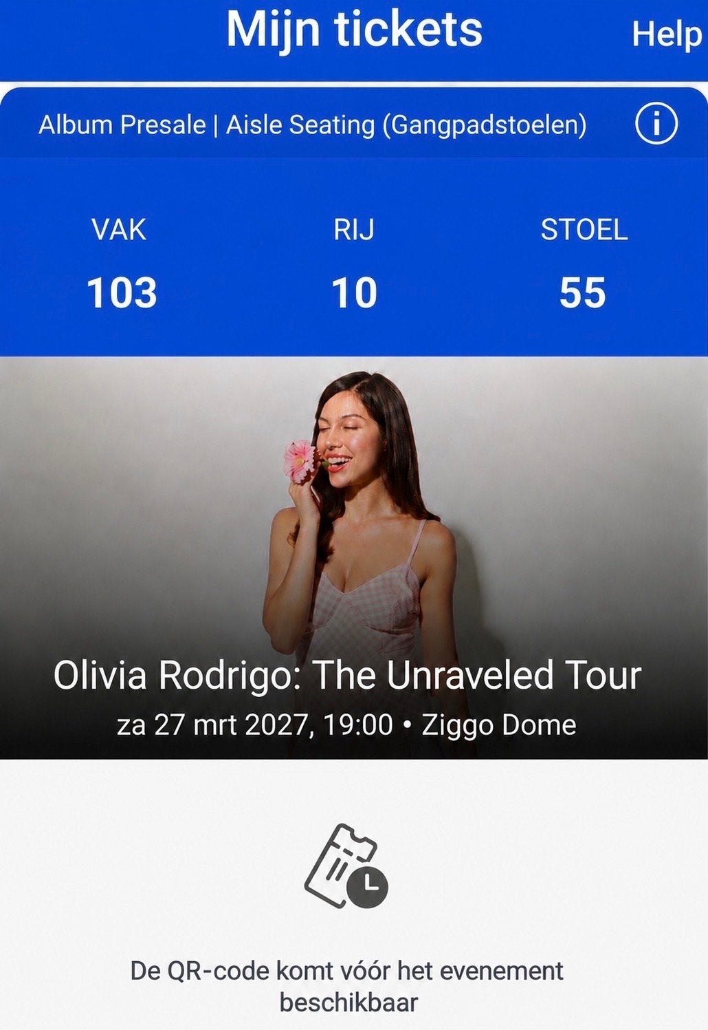 Olivia rodrigo, Ophalen of Verzenden