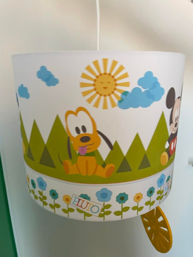 Disney Kinderlamp met Mickey, Donald en Pluto, Ophalen, Gebruikt
