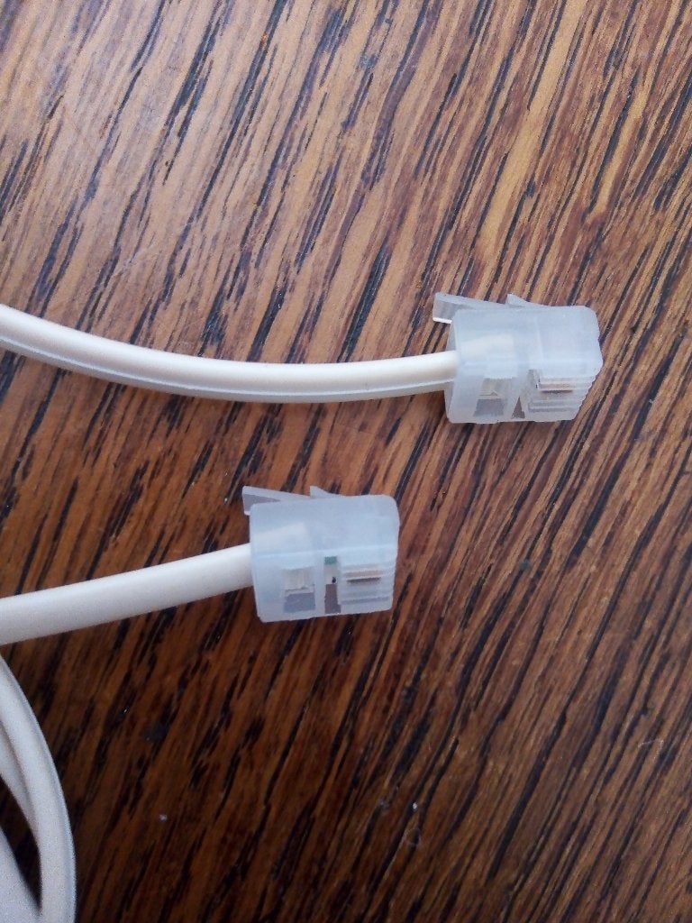 Nieuwe DSL/Telefoonkabel grijs 1.5m (Geschikt voor KPN Box), Ophalen of Verzenden, Nieuw