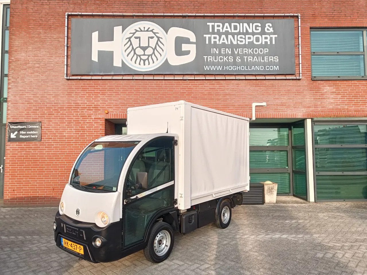 Mega M10 ECO Bedrijfswagen / NIEUWE APK ! / RK-437-P, Auto's, Gebruikt, Overige carrosserieën, Wit, 2 stoelen