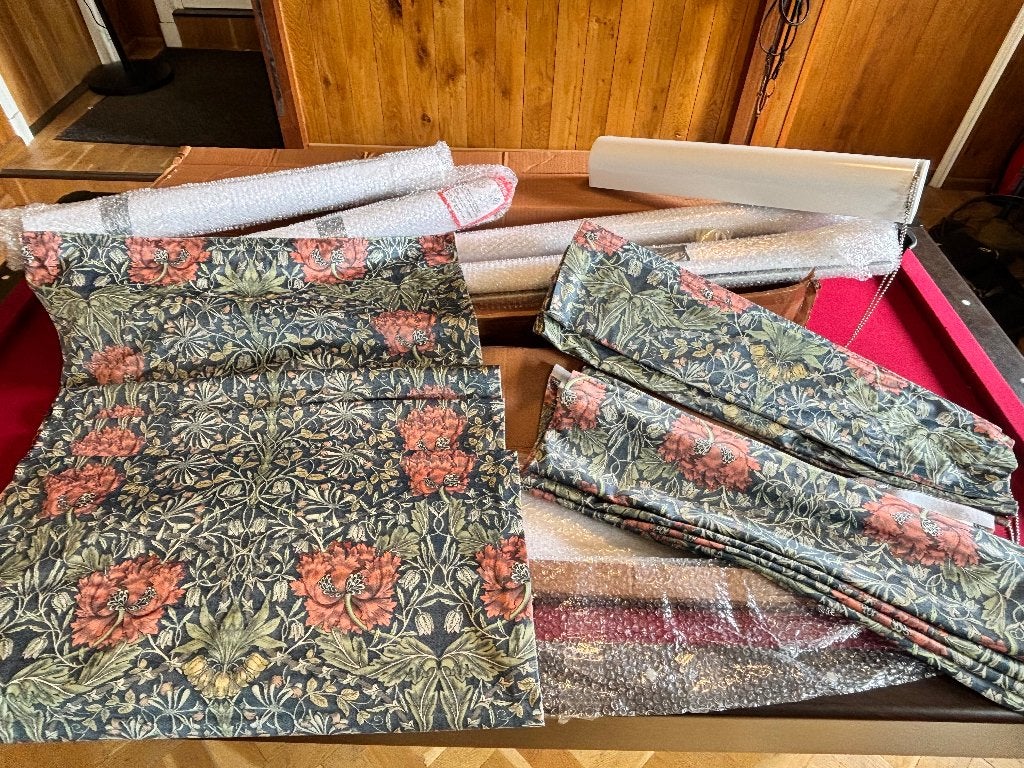 William Morris vouw & rol gordijnen, Overige materialen, Inclusief montageonderdelen, Rolgordijn, 123 cm