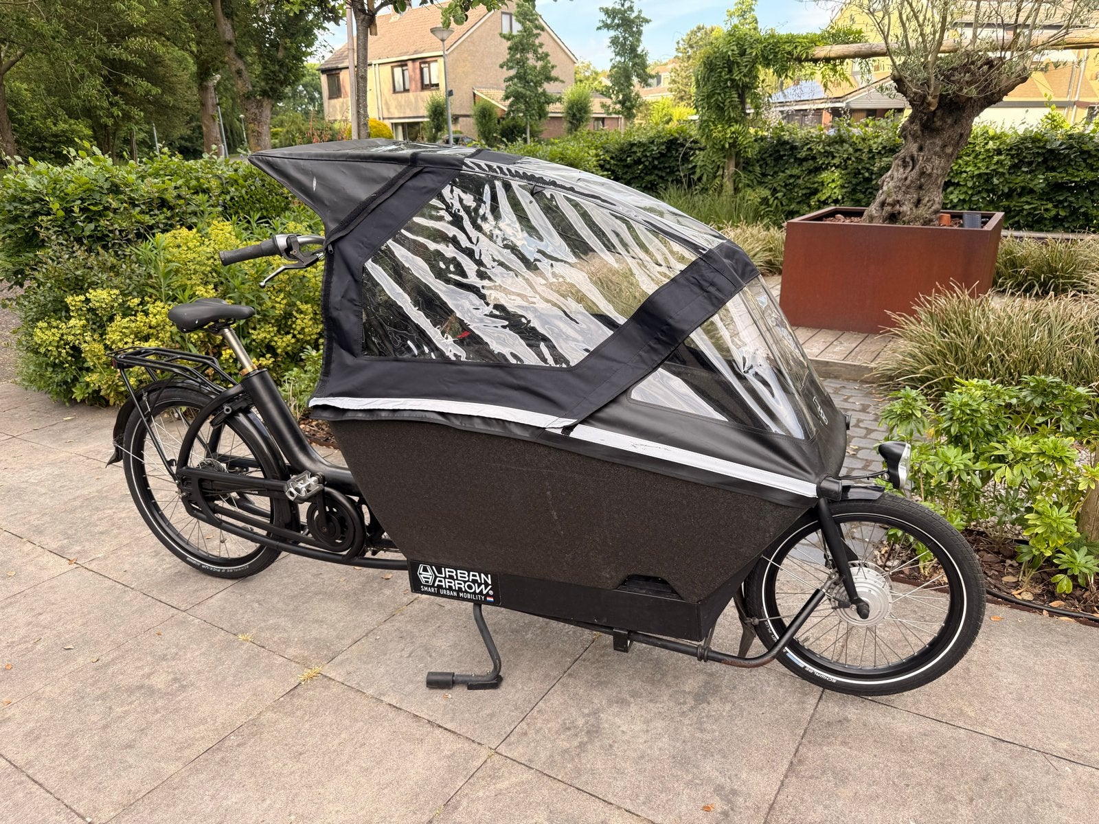 Urban Arrow bakfiets elektrische ondersteuning, Gebruikt, Elektrisch, 2 kinderen, Schijfrem