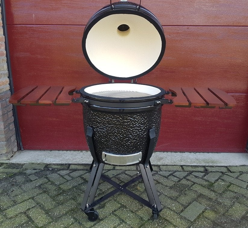 NIEUW! Kamado BBQ Egg 21" Keramische BBQ set. NIEUW in DOOS!, Tuin en Terras, Houtskoolbarbecues, Ophalen, Nieuw