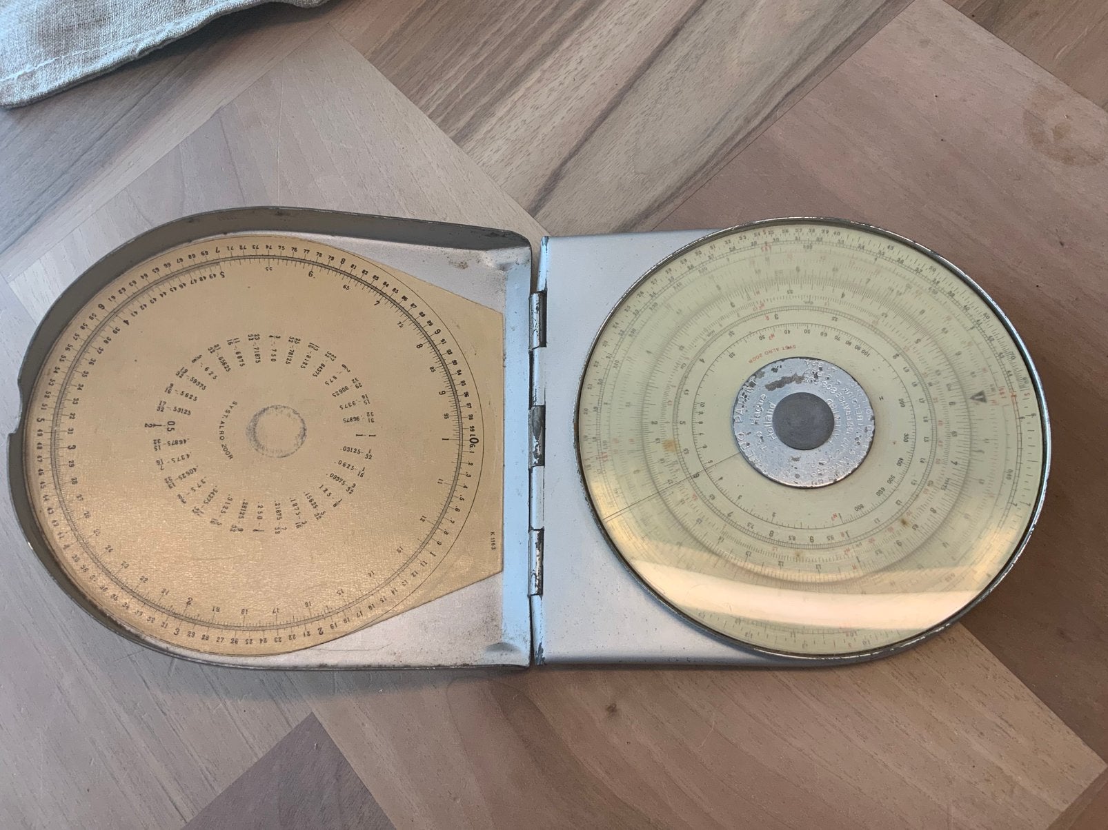 Vintage Rekenliniaal Rekenschijf ALRO 200R Slide Rule, Ophalen of Verzenden