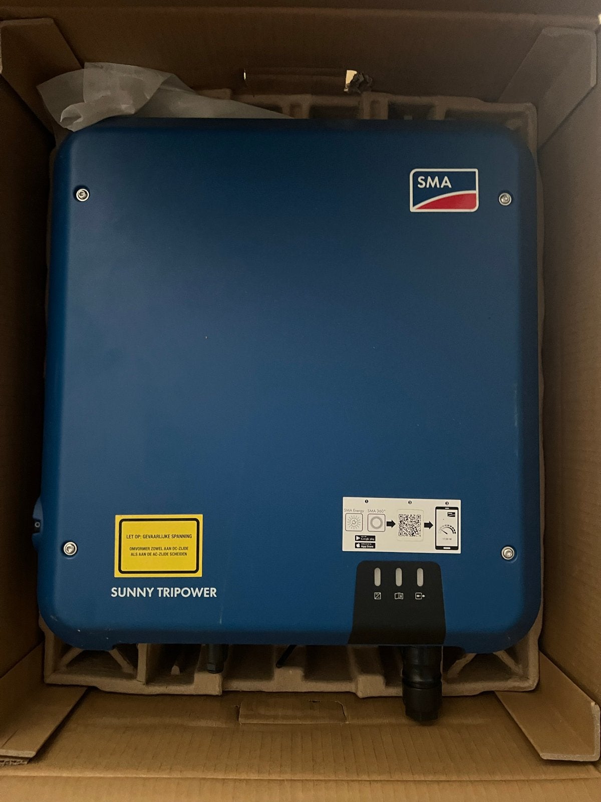 SMA Sunny Tripower 10.0 STP10.0-3AV-40 Omvormer Nieuw, Doe-het-zelf en Verbouw, Zonnepanelen en Toebehoren, Ophalen, Zo goed als nieuw