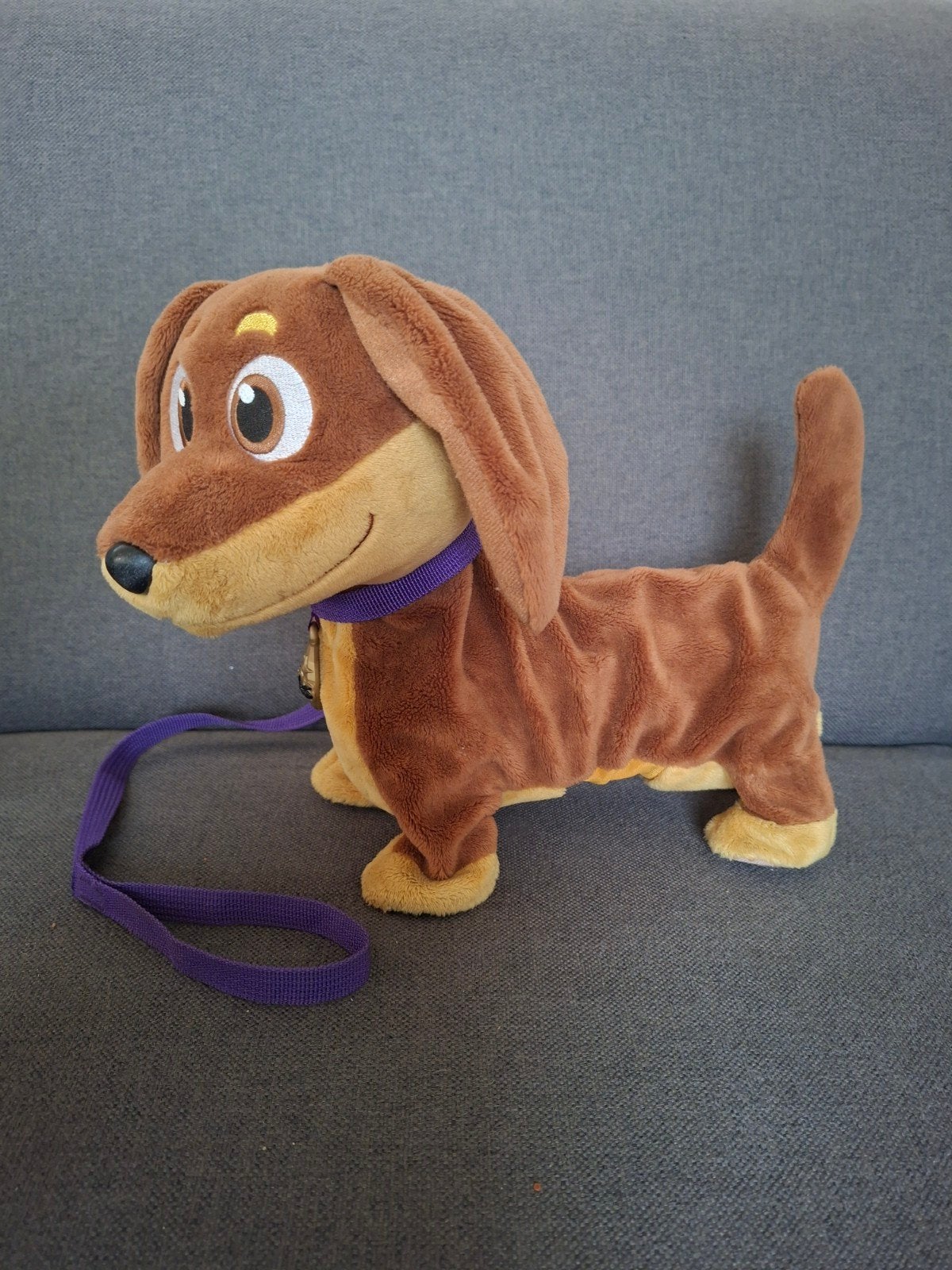 Diggles, Animagic, Knuffel met Riem - Zo goed als nieuw, Overige merken, Overige karakters, Zo goed als nieuw, Middelgroot (20 tot 80 cm)