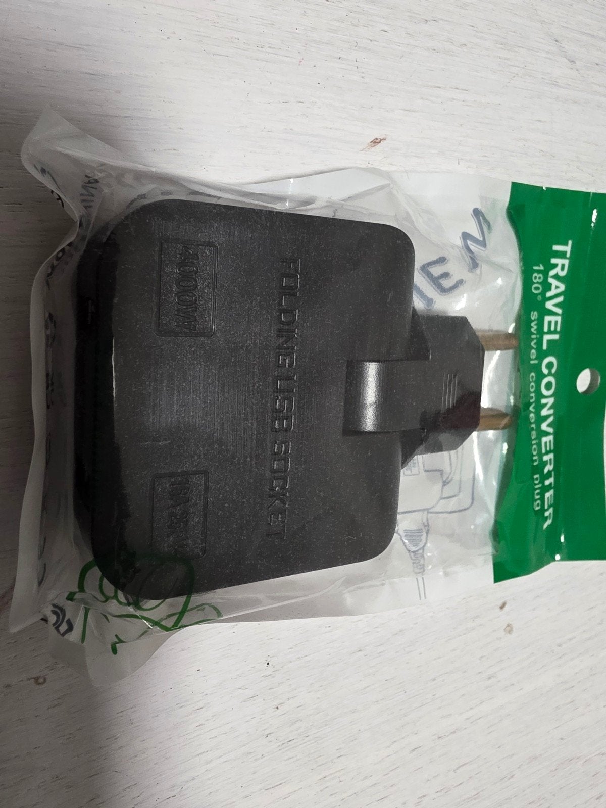 Reisadapter / Reisstekker - 180 draaibaar, Ophalen of Verzenden, Nieuw