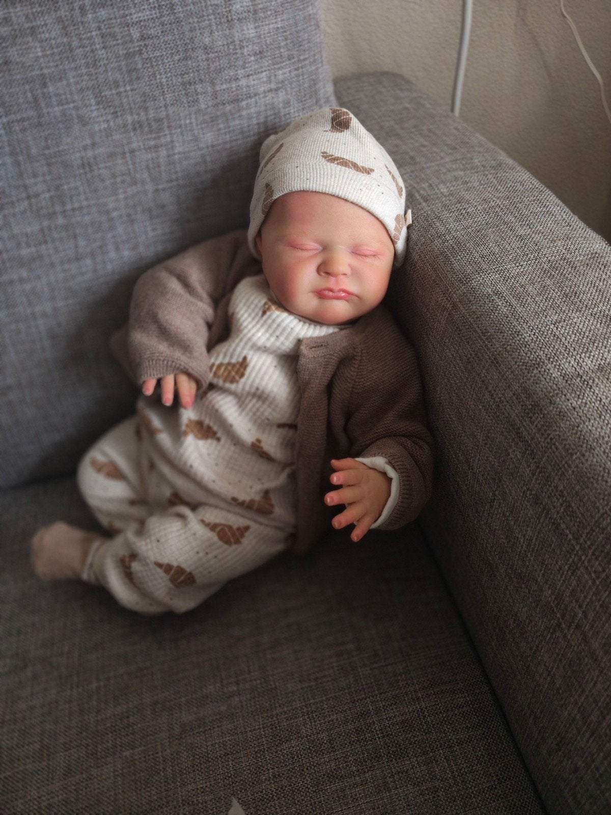 reborn baby max, Ophalen of Verzenden, Zo goed als nieuw, Overige typen, Levensecht of Reborn