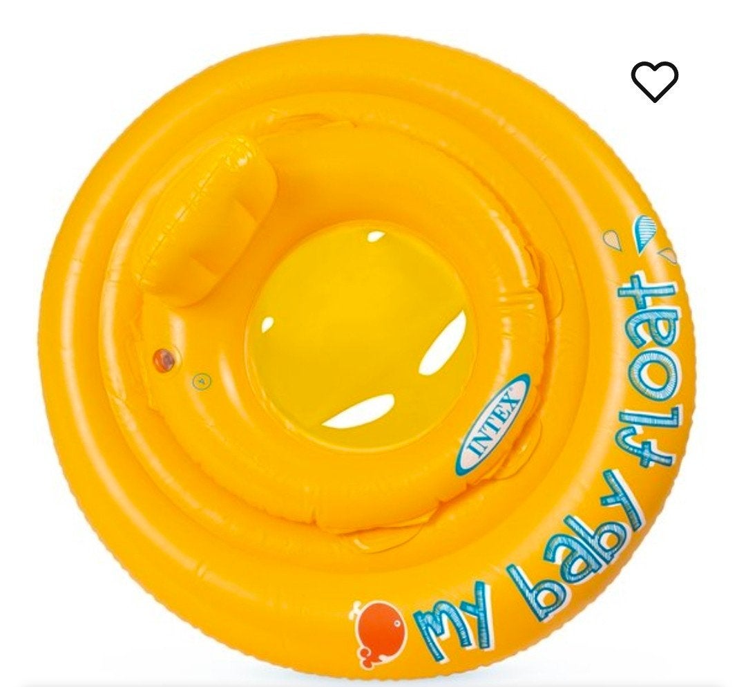 Intex My Baby Float zwemband - Geel, Ophalen of Verzenden, Gebruikt, Zwemband, Intex