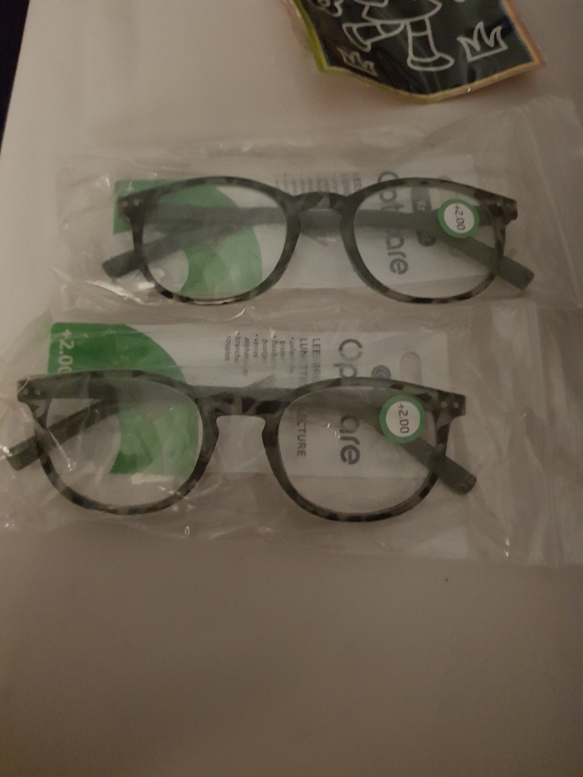 2 stuks leesbrillen +2.00 sterkte, Overige merken, Verzenden, Nieuw, Leesbril