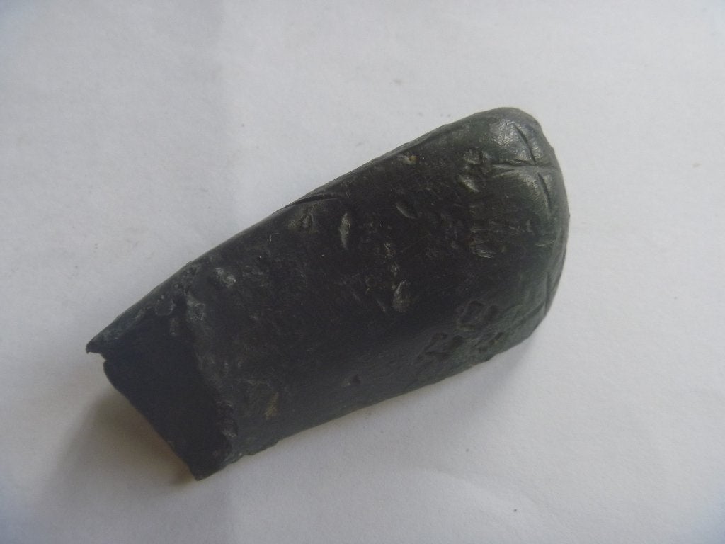 Bodemvondst. Kolfslof van lood. Metaaldetector, Ophalen of Verzenden