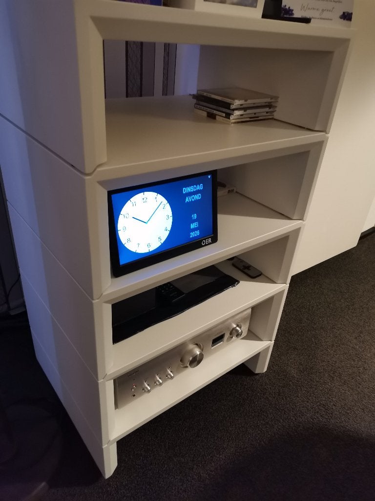 Audio hifi meubel wit uniek, Ophalen, Gebruikt
