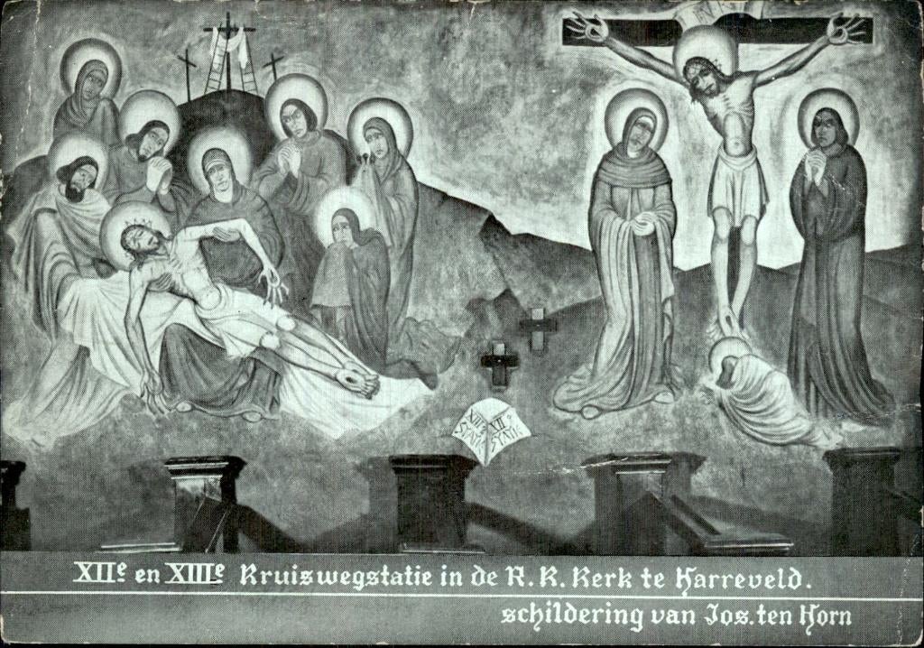 Harreveld - Kruiswegstatie - XIIe en XIIIe, Ophalen of Verzenden, 1920 tot 1940, Gelopen, Gelderland