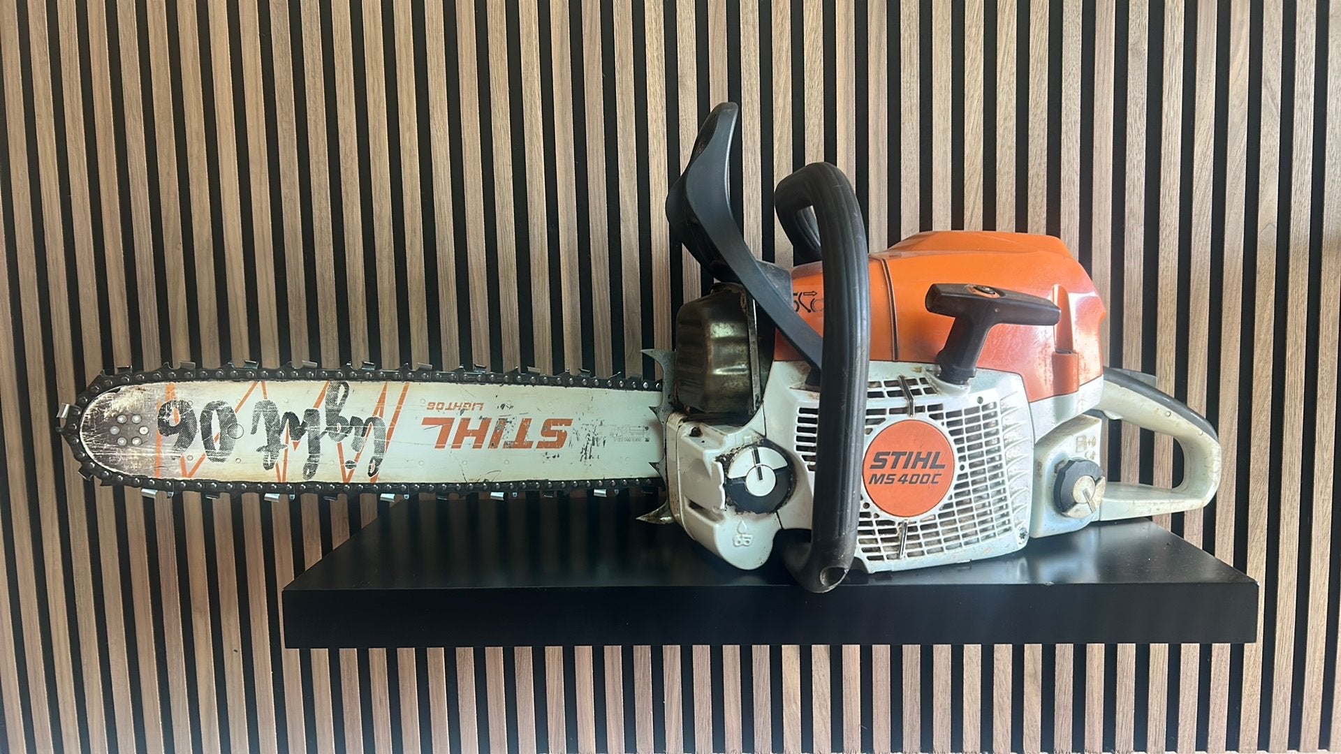 Stihl ms 400c met 40cm blad, Ophalen, Zo goed als nieuw