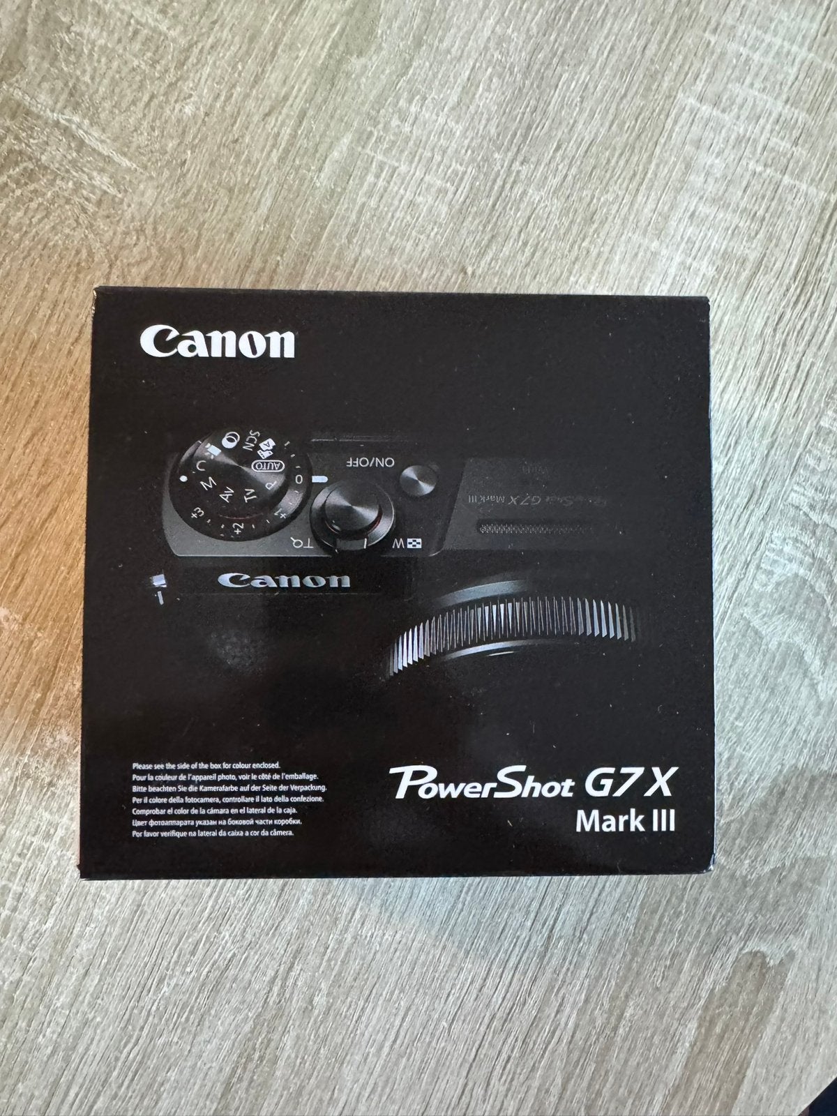 Canon Powershot G7x Mark III Zwart nieuw | Ongeopend!