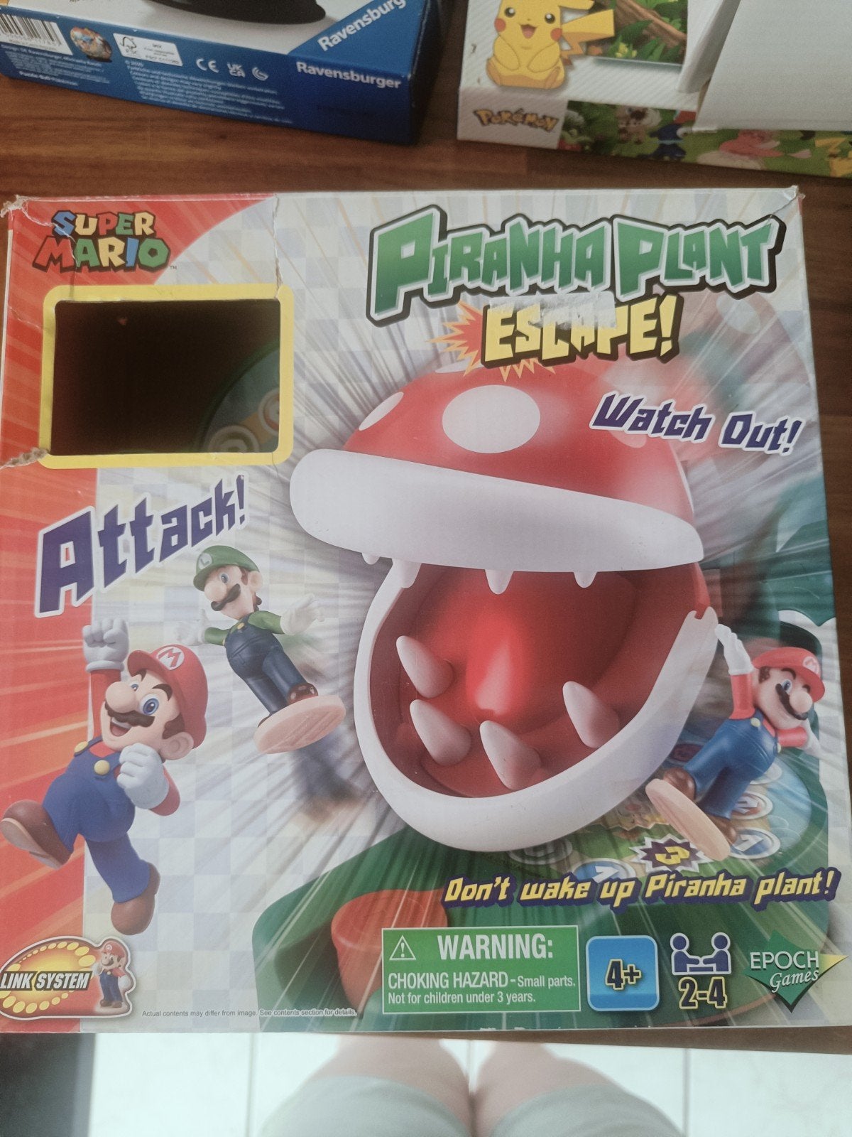 Super Mario Piranha Plant Escape! Bordspel, Ophalen of Verzenden