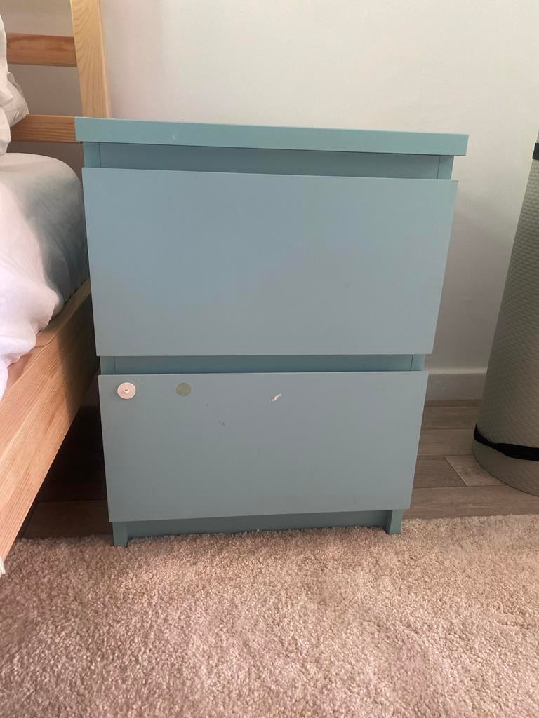 Ikea MALM Nachtkastje, Ophalen, Gebruikt, 55 tot 70 cm, 45 tot 65 cm