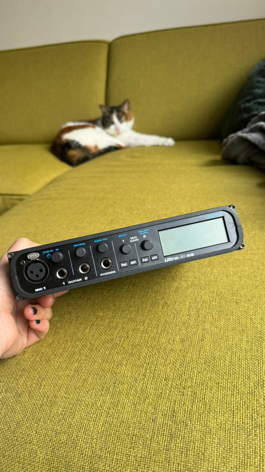 Motu UltraLite, Ophalen, Zo goed als nieuw, Audio