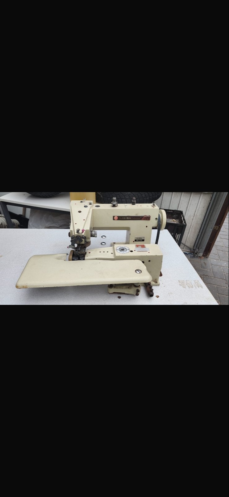 Industriële Naaimachine Global Strobel, Gebruikt, Naaimachine, Industrieel, Ophalen