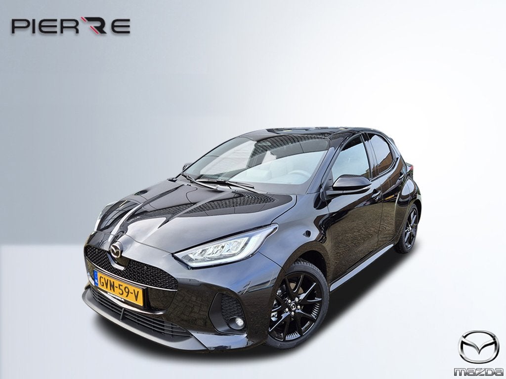 Mazda 2 Hybrid 1.5 Homura | CARPLAY | 17- INCH LMV BLACK | S, Auto's, Mazda, 12 maanden, Gebruikt, Bedrijf, 92 pk