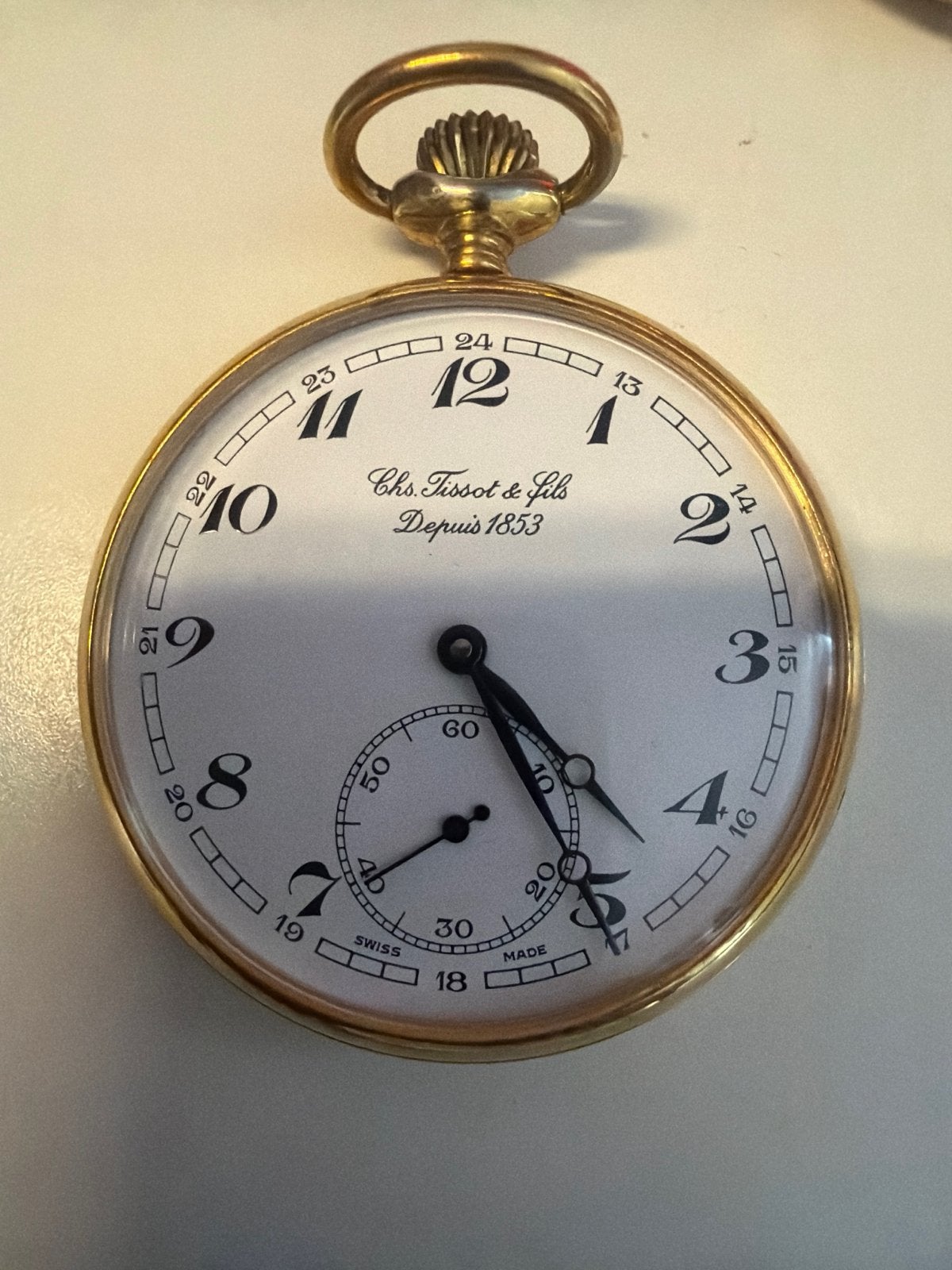 Tissot & Fils zakhorloge, Antiek en Kunst, Ophalen of Verzenden