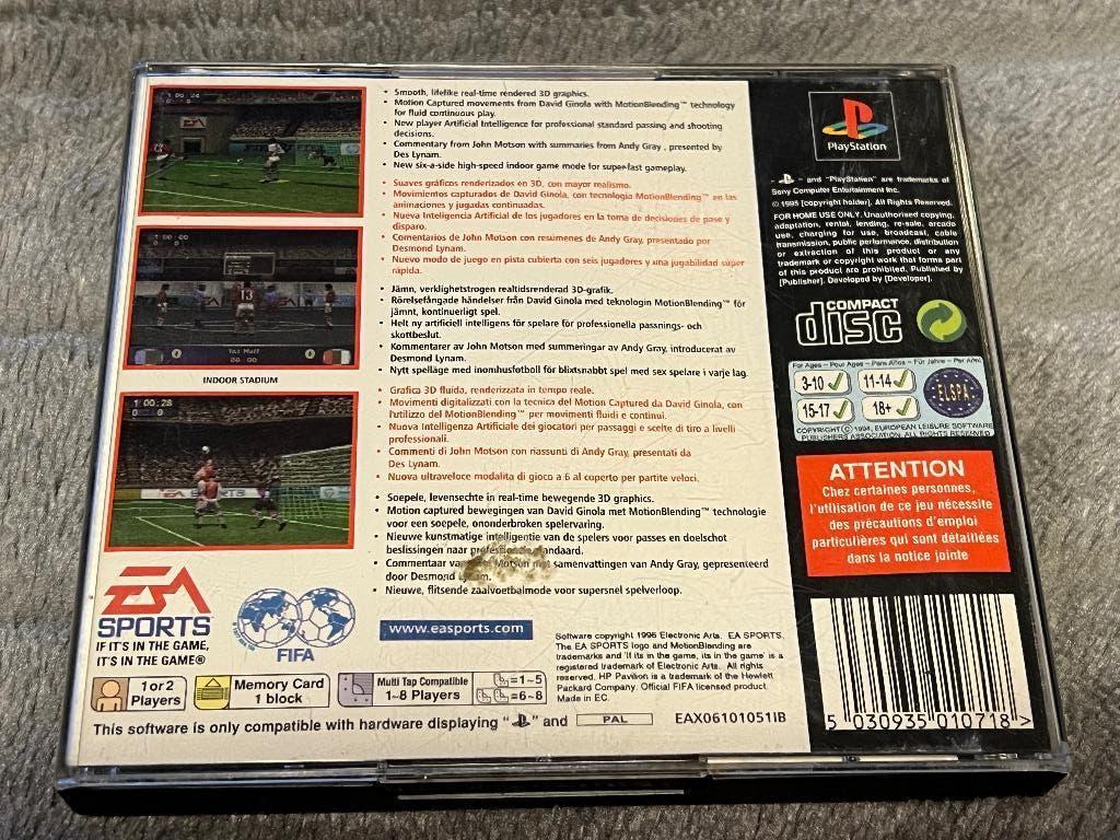 Playstation 1 Game FIFA 97, Spelcomputers en Games, Games | Sony PlayStation 1, Gebruikt, 2 spelers, Ophalen of Verzenden, Vanaf 3 jaar