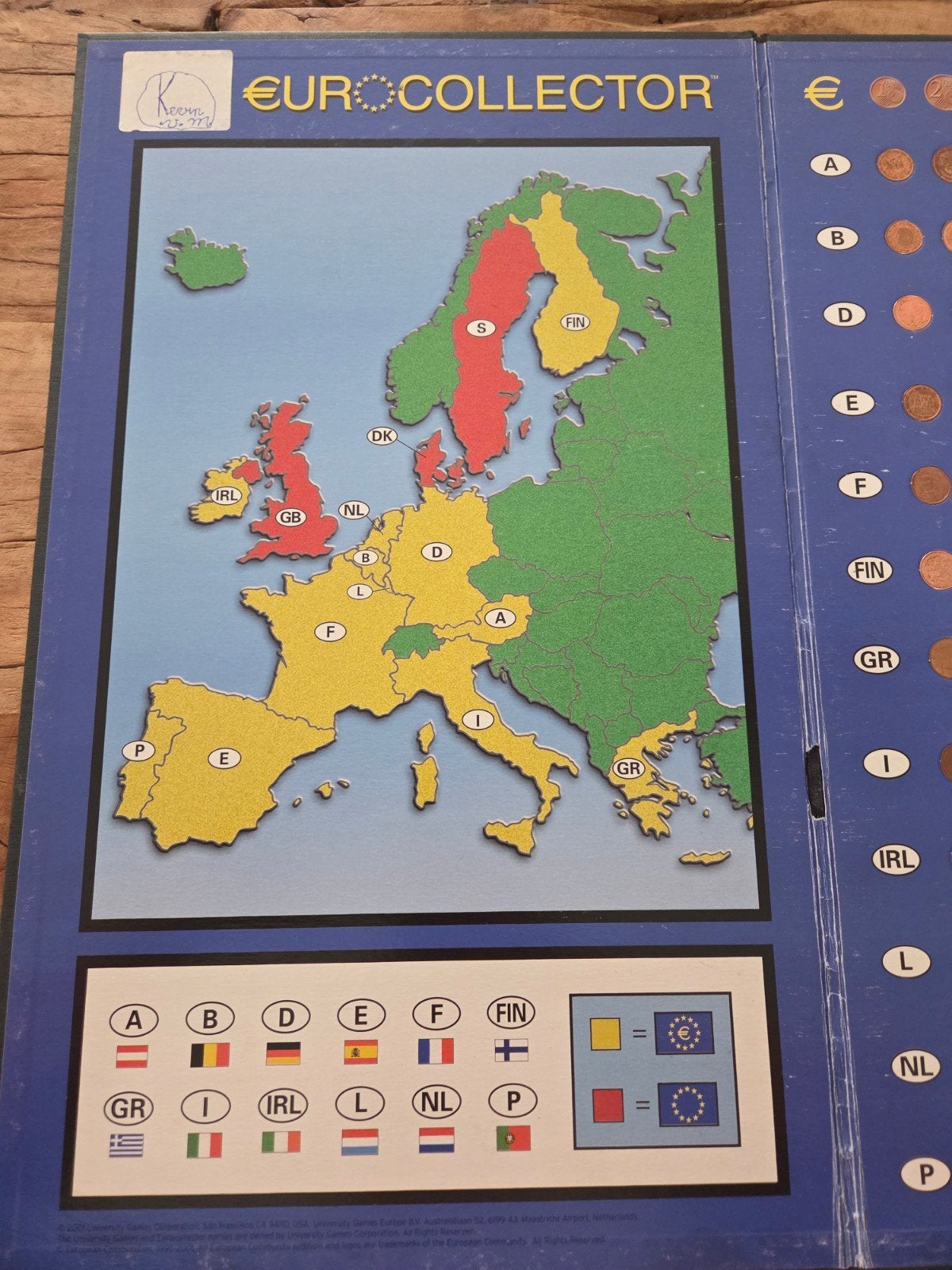 Complete Euro Collector Muntenmap 1999, 2000, 2001, Ophalen of Verzenden, Setje