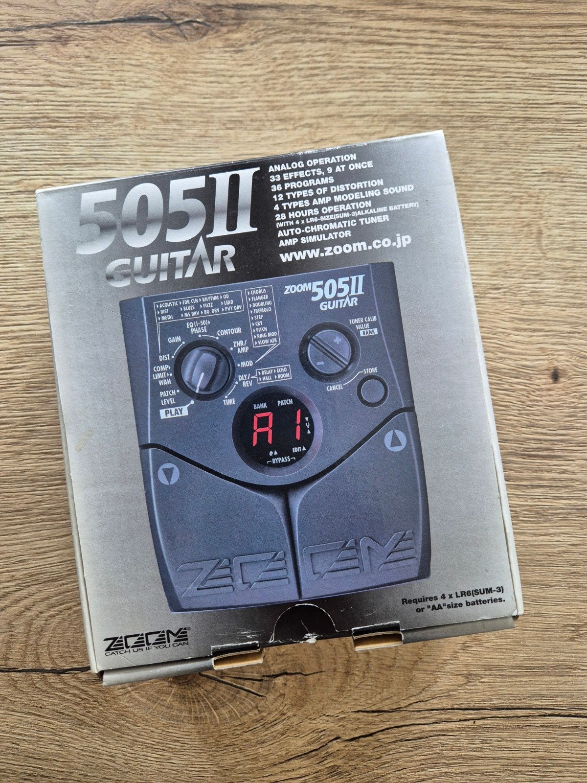 Zoom 505 II Gitaar Multi-Effect Pedaal - Zo goed als nieuw, Muziek en Instrumenten, Ophalen of Verzenden, Zo goed als nieuw, Delay of Echo