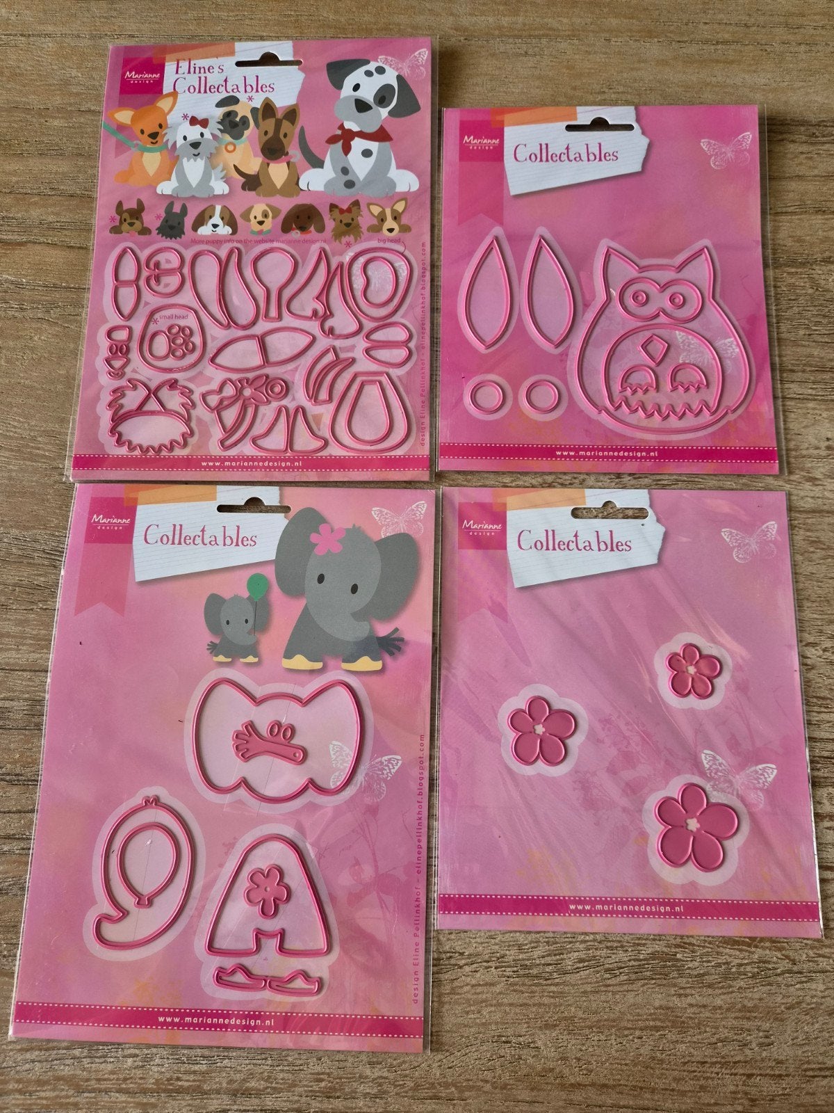 Marianne Design Collectables snijmallen - Diverse sets, Dieren, Nieuw, Overige merken, Knutselmateriaal