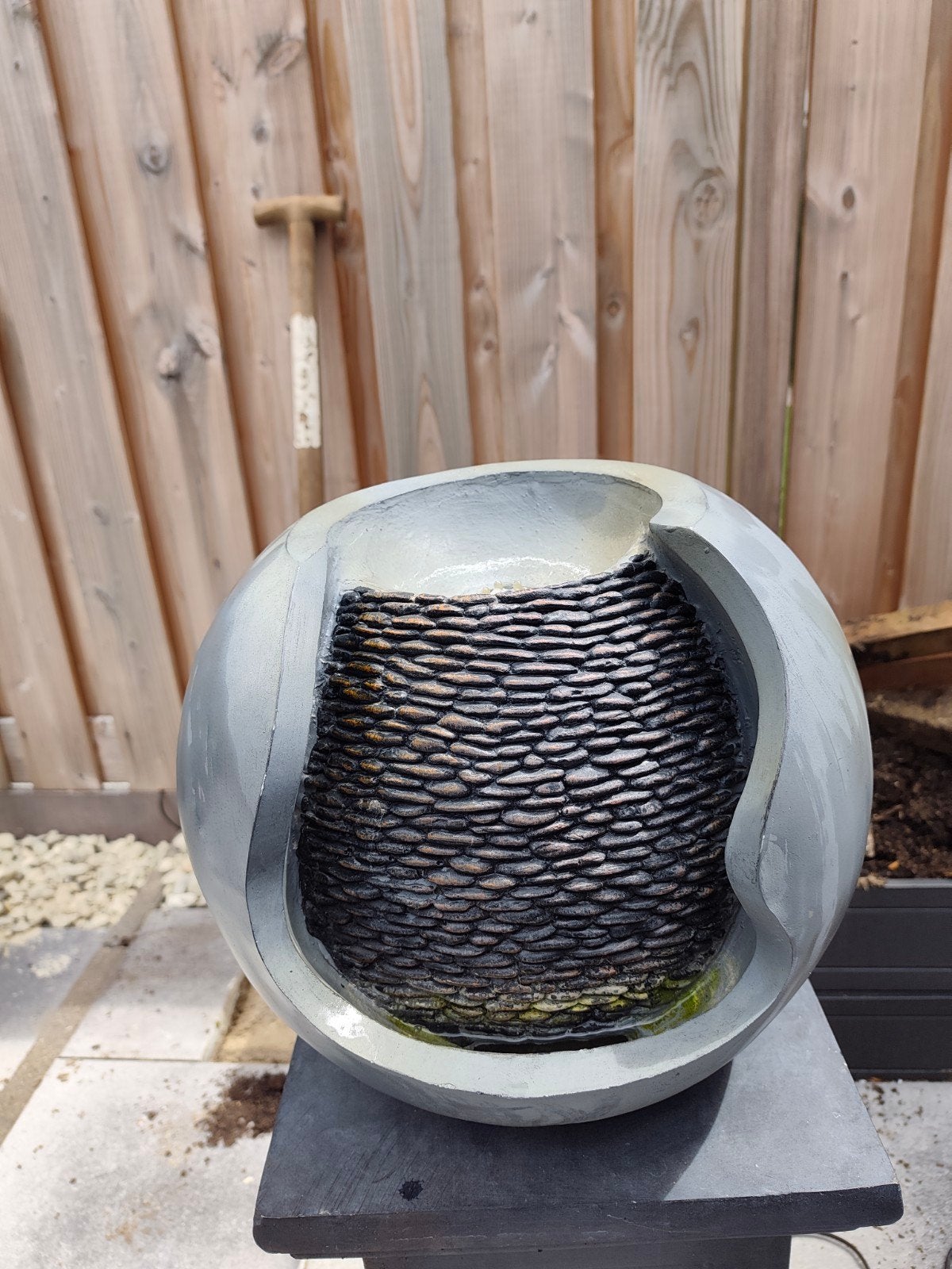 Modern Waterornament / Fontein voor Tuin of Terras, Ophalen of Verzenden, Gebruikt, Overige materialen, Waterornament