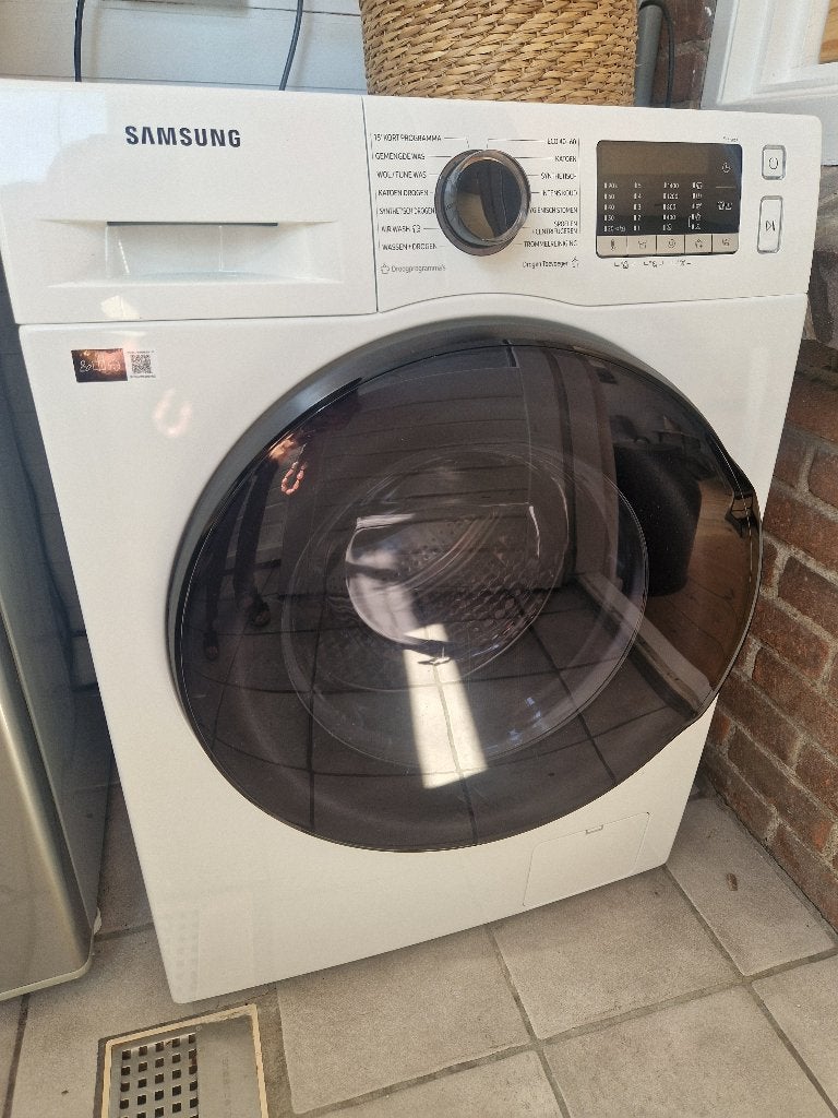Was-droog combinatie, 6 tot 8 kg, Ophalen, Zo goed als nieuw, 85 tot 90 cm