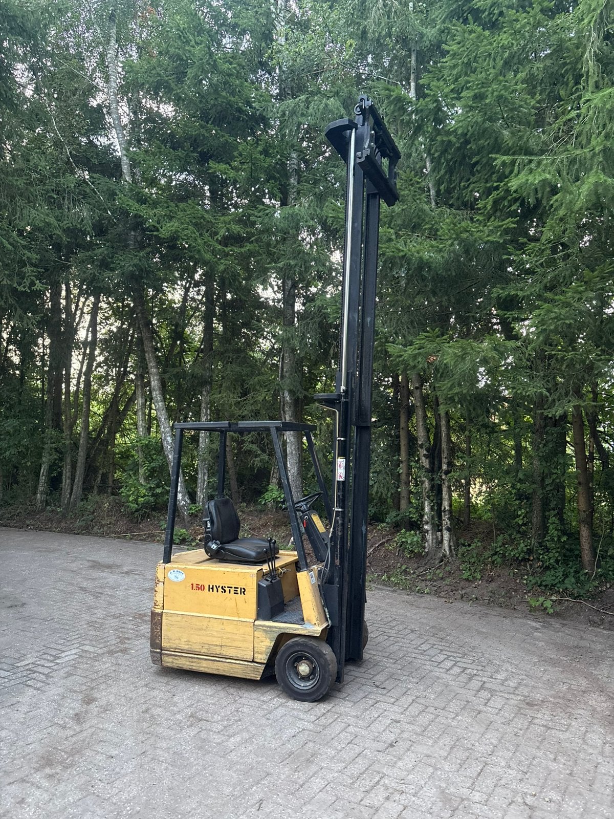 Hyster heftruck 1.50 elektrische, Zakelijke goederen, Machines en Bouw | Heftrucks en Intern transport, 1000 tot 2000 kg, Ophalen