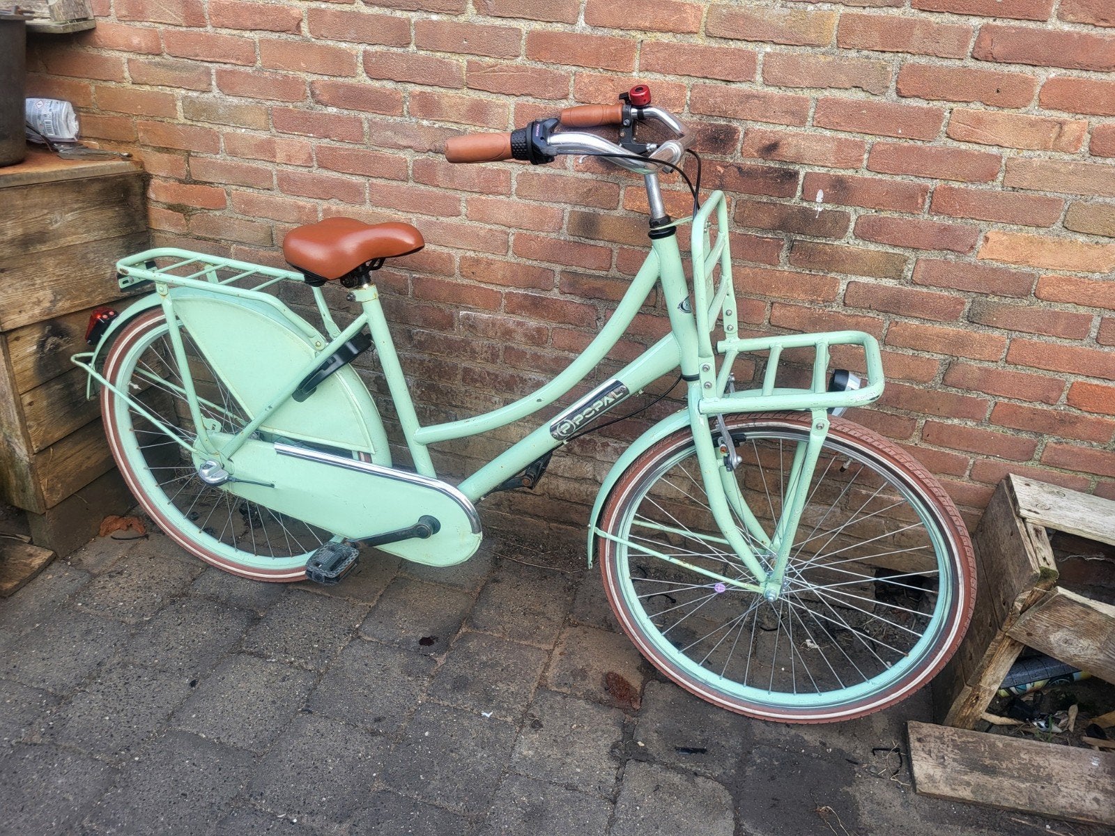 Stevige 26inch Popal meidentransporter Nexus3-nw licht va 9j, Terugtraprem, Gebruikt, Popal transport fiets, Versnellingen