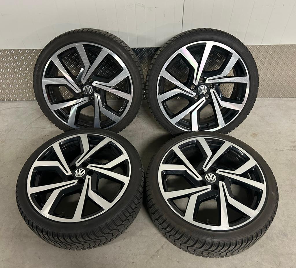 Originele VW volkswagen polo 6 GTI brescia 18 inch winter, Ophalen, 18 inch, Banden en Velgen, Winterbanden