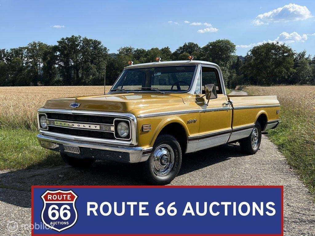 Chevrolet C10 | 1970 | Route 66 Auctions, Auto's, Oldtimers, Bedrijf, Te koop, Chevrolet, Benzine, Overige carrosserieën, Handgeschakeld