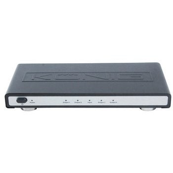König KN-HDMISPL20 4 poorts HDMI splitter, Verzenden, Gebruikt, Minder dan 2 meter, HDMI-kabel